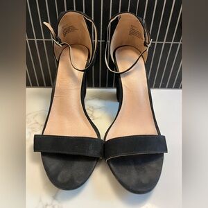 Madden Girl black velvet heels